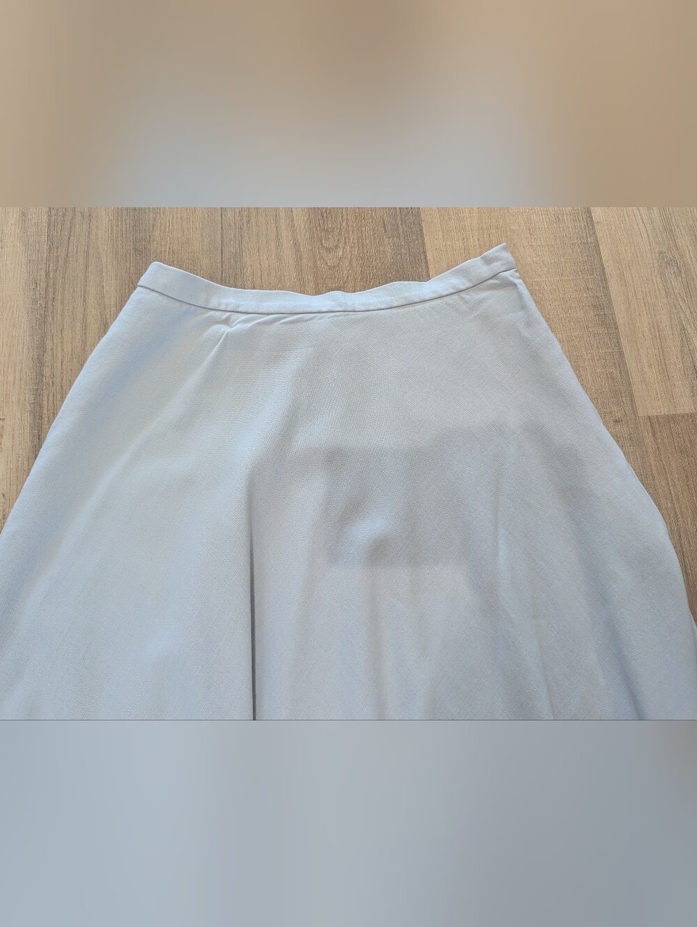 Jones New York Essentials 100% Pure New Wool A-Line Midi Skirt - Picture 3 of 6